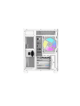 DarkFlash B275 Pro M-ATX PC Case, With 3 ARGB Fans DM20, WHITE