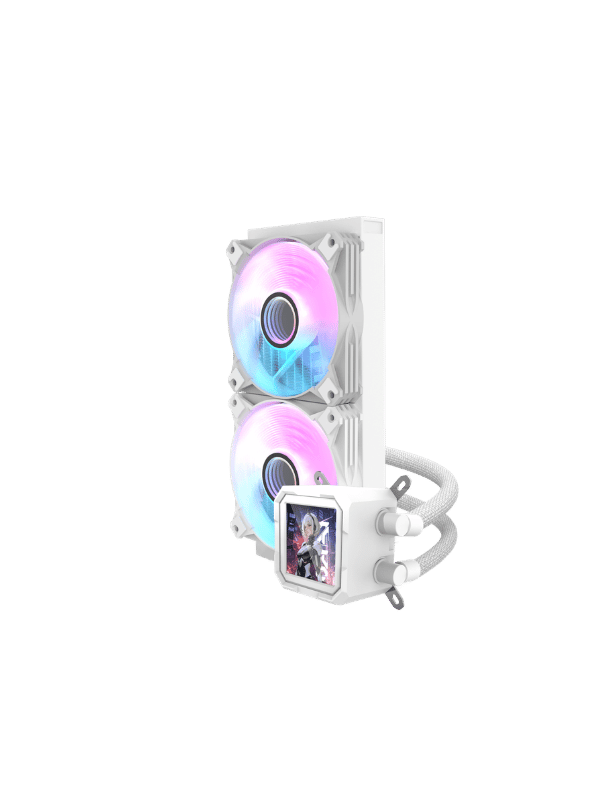 DarkFlash DV240S Liquid CPU Cooler, WHITE