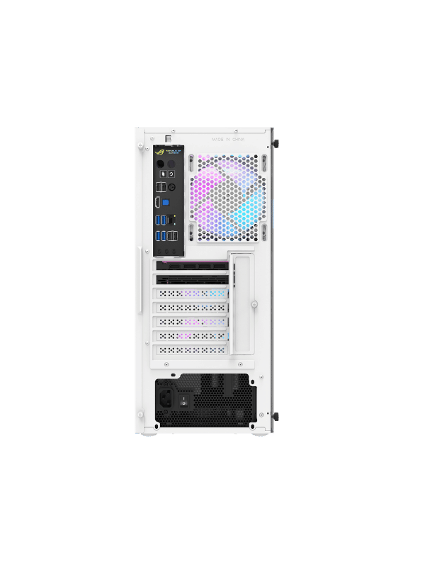 DarkFlash DK352 Plus ATX PC Case, With 4 ARGB Fans, WHITE