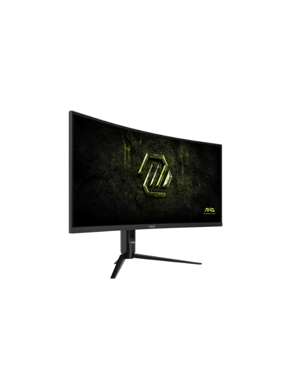 MSI MAG 342CQRF E20 34″ Curved Gaming Monitor, 200Hz WQHD (3440 X1440), 0.5ms GTG, Curve 1500R, Rapid VA, AMD FreeSync Premium, HDR Ready, AI Vision, Console Mode, Ergonomic Adjust