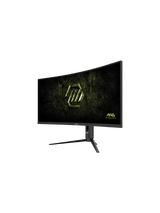 MSI MAG 342CQRF E20 34″ Curved Gaming Monitor, 200Hz WQHD (3440 X1440), 0.5ms GTG, Curve 1500R, Rapid VA, AMD FreeSync Premium, HDR Ready, AI Vision, Console Mode, Ergonomic Adjust