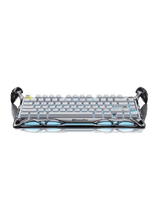 GravaStar Mercury K1 Pro 75% Wireless Mechanical Gaming Keyboard, 2.4GHz, Pre-Lubed Linear Switches, Tri-Mode Connectivity, RGB Backlit, Concrete Gray