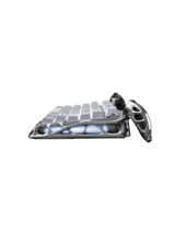 GravaStar Mercury K1 Pro 75% Wireless Mechanical Gaming Keyboard, 2.4GHz, Pre-Lubed Linear Switches, Tri-Mode Connectivity, RGB Backlit, Concrete Gray