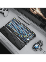 GravaStar Mercury K1 Lite 75% Mechanical Keyboard, 2.4GHz, Transparent Black