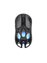 GravaStar Mercury X Wireless Gaming Mouse, Magnesium Alloy, PAW 3950 Sensor 32,000 DPI, 1000Hz Polling Rate, Tri-Mode Connectivity, 5 Programmable Buttons, RGB Lighting , Galaxy Bl