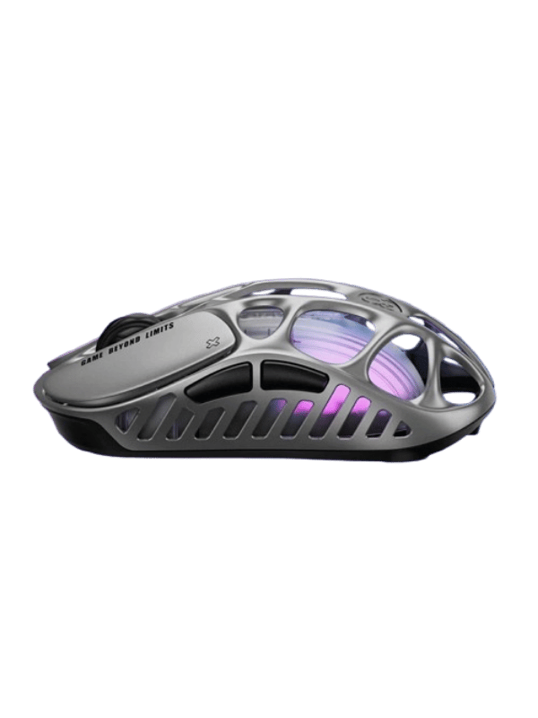 GravaStar Mercury X Wireless Gaming Mouse, Magnesium Alloy, PAW 3950 Sensor 32,000 DPI, 1000Hz Polling Rate, Tri-Mode Connectivity, 5 Programmable Buttons, RGB Lighting, Interstell