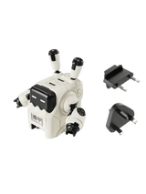 GRAVASTAR Delta35 GaN-35W Dawn White Dual USB-C Fast Charger Mecha-Design Gaming EU/UK
