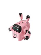 GRAVASTAR Delta35 GaN-35W Pink Dual USB-C Fast Charger Mecha-Design Gaming Accessories EU/UK