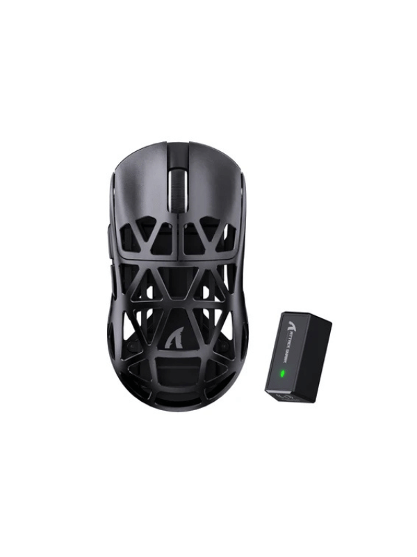 ATTACK SHARK R2 Magnesium Alloy Gaming Mouse, 45g SUPERLIGHT Mouse, PixArt PAW3950 Gaming Sensor, 8000Hz Wireless Polling Rate, 6 Adjustable DPI up to 42000, Bluetooth/2.4G Wireles
