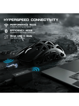 ATTACK SHARK R2 Magnesium Alloy Gaming Mouse, 45g SUPERLIGHT Mouse, PixArt PAW3950 Gaming Sensor, 8000Hz Wireless Polling Rate, 6 Adjustable DPI up to 42000, Bluetooth/2.4G Wireles