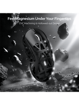 ATTACK SHARK R2 Magnesium Alloy Gaming Mouse, 45g SUPERLIGHT Mouse, PixArt PAW3950 Gaming Sensor, 8000Hz Wireless Polling Rate, 6 Adjustable DPI up to 42000, Bluetooth/2.4G Wireles