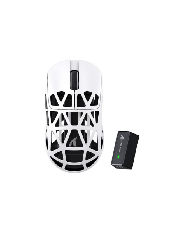 ATTACK SHARK R2 Magnesium Alloy Gaming Mouse, 45g SUPERLIGHT Mouse, PixArt PAW3950 Gaming Sensor, 8000Hz Wireless Polling Rate, 6 Adjustable DPI up to 42000, Bluetooth/2.4G Wireles