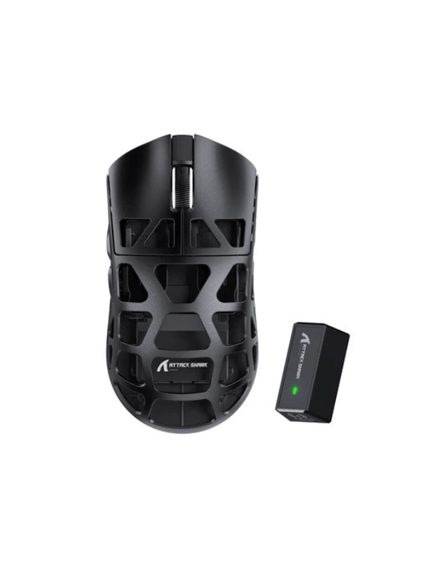 ATTACK SHARK R3 Magnesium Alloy Gaming Mouse, 46g SUPERLIGHT Mouse, 8000Hz Wireless Polling Rate, 6 Adjustable DPI up to 26000, PixArt PAW3395 Gaming Sensor, BT/2.4G Wireless/Wired