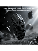 ATTACK SHARK R3 Magnesium Alloy Gaming Mouse, 46g SUPERLIGHT Mouse, 8000Hz Wireless Polling Rate, 6 Adjustable DPI up to 26000, PixArt PAW3395 Gaming Sensor, BT/2.4G Wireless/Wired