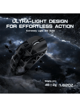 ATTACK SHARK R3 Magnesium Alloy Gaming Mouse, 46g SUPERLIGHT Mouse, 8000Hz Wireless Polling Rate, 6 Adjustable DPI up to 26000, PixArt PAW3395 Gaming Sensor, BT/2.4G Wireless/Wired