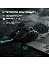 ATTACK SHARK R3 Magnesium Alloy Gaming Mouse, 46g SUPERLIGHT Mouse, 8000Hz Wireless Polling Rate, 6 Adjustable DPI up to 26000, PixArt PAW3395 Gaming Sensor, BT/2.4G Wireless/Wired
