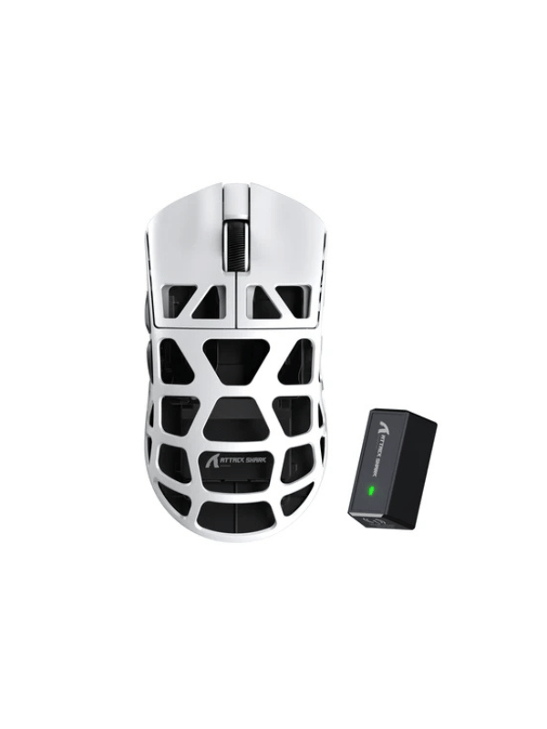 ATTACK SHARK R3 Magnesium Alloy Gaming Mouse, 46g SUPERLIGHT Mouse, 8000Hz Wireless Polling Rate, 6 Adjustable DPI up to 26000, PixArt PAW3395 Gaming Sensor, BT/2.4G Wireless/Wired