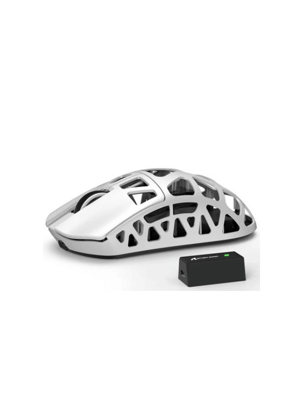 ATTACK SHARK R3 Magnesium Alloy Gaming Mouse, 46g SUPERLIGHT Mouse, 8000Hz Wireless Polling Rate, 6 Adjustable DPI up to 26000, PixArt PAW3395 Gaming Sensor, BT/2.4G Wireless/Wired