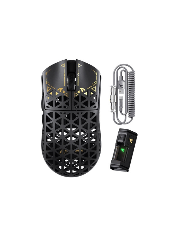 ATTACK SHARK R5 ULTRA Carbon Fiber Wireless Gaming Mouse, 39g SUPERLIGHT, PixArt PAW3950MAX Gaming Sensor, 8000Hz Wireless Polling Rate, MCU Nodic 52840, DPI up to 42000, BT/2.4G W