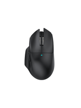 ATTACK SHARK V6 Ultra-Light Tri-Mode Gaming Mouse with Magnetic Charging Dock, PixArt PAW3311 Gaming Sensor, BT/2.4G Wireless/Wired, BLACK