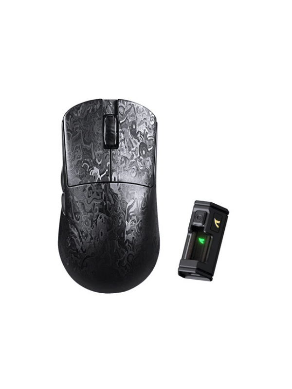 ATTACK SHARK R11 ULTRA Carbon Fiber Wireless Gaming Mouse, 49g SUPERLIGHT, Nordic 52840 MCU, PixArt PAW3950MAX Sensor, 20000 FPS Static Scan Rate, Nano-Metal Ice Coating, Omron Opt