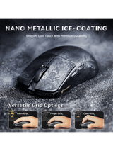ATTACK SHARK R11 ULTRA Carbon Fiber Wireless Gaming Mouse, 49g SUPERLIGHT, Nordic 52840 MCU, PixArt PAW3950MAX Sensor, 20000 FPS Static Scan Rate, Nano-Metal Ice Coating, Omron Opt