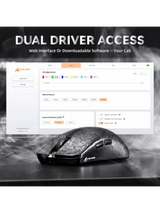 ATTACK SHARK R11 ULTRA Carbon Fiber Wireless Gaming Mouse, 49g SUPERLIGHT, Nordic 52840 MCU, PixArt PAW3950MAX Sensor, 20000 FPS Static Scan Rate, Nano-Metal Ice Coating, Omron Opt