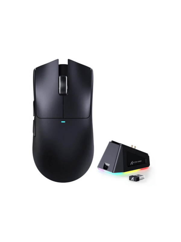 ATTACK SHARK X11 Wireless Gaming Mouse with Magnetic Charging Dock, PixArt PAW3311 Gaming Sensor, BT/2.4G Wireless/Wired, BLACK