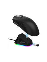 ATTACK SHARK X11 Wireless Gaming Mouse with Magnetic Charging Dock, PixArt PAW3311 Gaming Sensor, BT/2.4G Wireless/Wired, BLACK