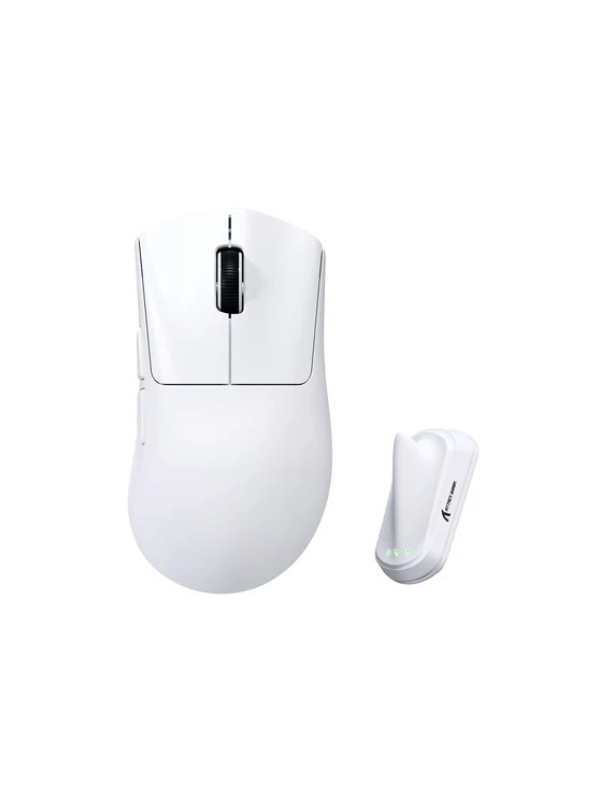 ATTACK SHARK V8 Ultra-Light Ergonomic Wireless Gaming Mouse, Right-handed Ergonomic Mouse, Nordic 54L15MCU, PAW3950MAX Sensor, Dual 8000Hz Polling Rate (Wireless/Wired), DPI up to 