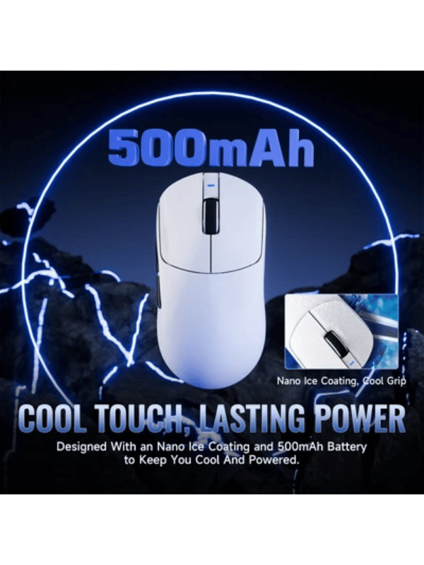ATTACK SHARK X8 Ultimate Wireless Gaming Mouse, 8KHz,55g Ultra-Lightweight, BT/2.4GHz, Wireless/Wired, 8K Polling Rate, PixArt PAW3950MAX Sensor, 42000 DPI,8KHz, 800mAh Battery, WH