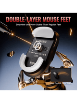 ATTACK SHARK X8 Ultimate Wireless Gaming Mouse, 55g Ultra-Lightweight, BT/2.4GHz, Wireless/Wired, 8K Polling Rate, PixArt PAW3950MAX Sensor, 42000 DPI, 800mAh Battery, BLACK