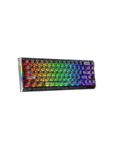 ATTACK SHARK R68 HE Carbon Fiber Rapid Trigger Keyboard Magnetic Switch, 60% Carbon Fiber Wired 8KHz Magnetic Keyboard With 0.005mm RT Accuracy, Ink Shade