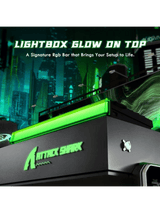 ATTACK SHARK R85 HE Rapid Trigger Keyboard Magnetic Switch with Custom Lightbox, 75% Wired 8KHz Magnetic Keyboard with Custom Lightbox, 0.005mm RT Accuracy, Neon Green