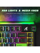 ATTACK SHARK R85 HE Rapid Trigger Keyboard Magnetic Switch with Custom Lightbox, 75% Wired 8KHz Magnetic Keyboard with Custom Lightbox, 0.005mm RT Accuracy, Neon Green