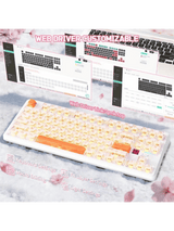 ATTACK SHARK X87 ULTRA Wireless Mechanical Keyboard With 8K Wireless Receiver, 8000Hz Polling Rate, 10000mAh Battery, Dot-Matrix Screen, 16.8M RGB, 8K Wireless Receiver, Meg Shark 