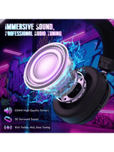 ATTACK SHARK L30 PRO Wireless Gaming Headset, 7.1 Surround Sound, 50mm Drivers, 20ms Low Latency, 1100 mAh Battery, Detachable Noise-Canceling Microphone, Aluminum Alloy Frame, Tri