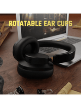 ATTACK SHARK G500 Ultra-Light Dual-Mode Gaming Headset, Ultra-Light Dual-Mode Wireless for PC/PS4/Xbox, BLACK