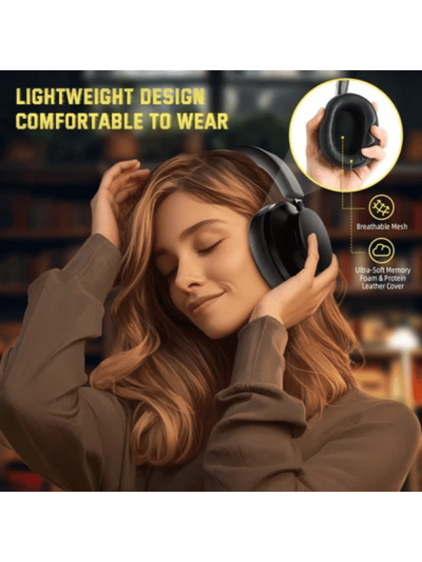 ATTACK SHARK G500 Ultra-Light Dual-Mode Gaming Headset, Ultra-Light Dual-Mode Wireless for PC/PS4/Xbox, BLACK