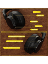 ATTACK SHARK G500 Ultra-Light Dual-Mode Gaming Headset, Ultra-Light Dual-Mode Wireless for PC/PS4/Xbox, BLACK