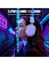 ATTACK SHARK L30 PRO Wireless Gaming Headset, 7.1 Surround Sound, 50mm Drivers, 20ms Low Latency, 1100 mAh Battery, Detachable Noise-Canceling Microphone, Aluminum Alloy Frame, Tri