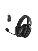 ATTACK SHARK L80 PRO Wireless Gaming Headset, Lightweight Headphones with 20ms Low Latency, Dual Mics, 40mm Drivers, 300mAh Battery – 3 Modes (2.4G/Bluetooth/Wired) for PC/PS/XBOX,