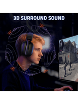 ATTACK SHARK L80 PRO Wireless Gaming Headset, Lightweight Headphones with 20ms Low Latency, Dual Mics, 40mm Drivers, 300mAh Battery – 3 Modes (2.4G/Bluetooth/Wired) for PC/PS/XBOX,