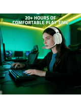 ATTACK SHARK L80 PRO Wireless Gaming Headset, Lightweight Headphones with 20ms Low Latency, Dual Mics, 40mm Drivers, 300mAh Battery – 3 Modes (2.4G/Bluetooth/Wired) for PC/PS/XBOX,
