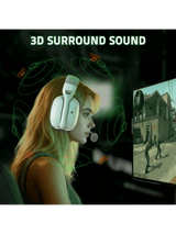 ATTACK SHARK L80 PRO Wireless Gaming Headset, Lightweight Headphones with 20ms Low Latency, Dual Mics, 40mm Drivers, 300mAh Battery – 3 Modes (2.4G/Bluetooth/Wired) for PC/PS/XBOX,