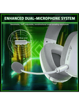 ATTACK SHARK L80 PRO Wireless Gaming Headset, Lightweight Headphones with 20ms Low Latency, Dual Mics, 40mm Drivers, 300mAh Battery – 3 Modes (2.4G/Bluetooth/Wired) for PC/PS/XBOX,