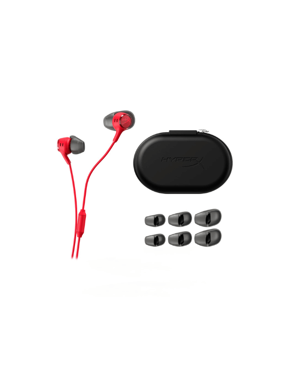 HyperX Cloud Earbuds III Wired Gaming Earbuds, RED