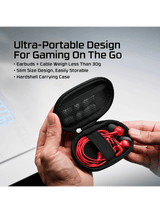 HyperX Cloud Earbuds III Wired Gaming Earbuds, RED