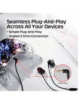 HyperX Cloud Earbuds III Wired Gaming Earbuds, BLACK