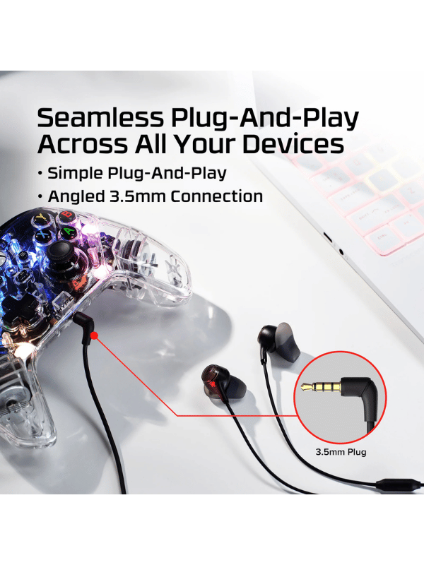 HyperX Cloud Earbuds III Wired Gaming Earbuds, BLACK